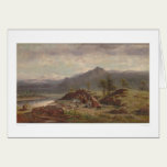 Western scene with Indian Camp (1275) cards