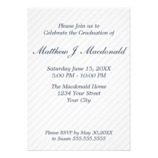 Western Shirt and Denim Monogram Belt Buckle Grad Invites