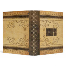 Western Stitched Recipe Binder