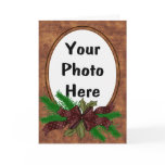 Western style Christmas Holiday Photo Card