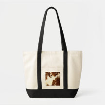 western style design tote bags