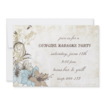 Western style party invitation