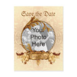 Western style Save the Date notice Postcards