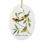Western Tanager - John James Audubon Christmas Ornaments