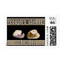 Western theme couple shower postage