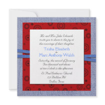 Western Theme Wedding Invitation