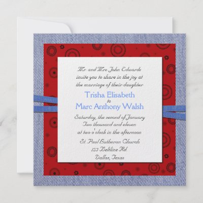 Western Theme Wedding Invitation by DizzyDebbie