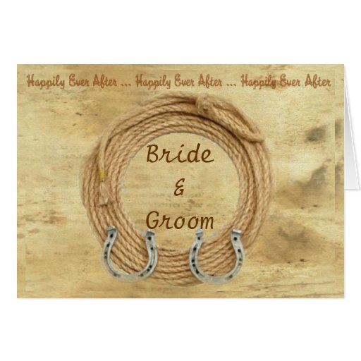 Western Theme Wedding Invitation Cards