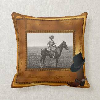 western throw theme pillows boot pillow hat template themed