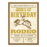 Western Themed Birthday Invitations