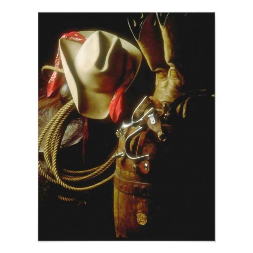 WESTERN THEMED PARTY INVITATION ~ EZ2 CUSTOMIZE