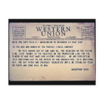 Western Union Post Card