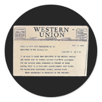 Western Union stickers