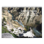 Western US &amp; England Landscapes Calendar