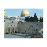 Western wall with Dome of the Rock, Jerusalem, Isr Post Cards