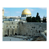 Western wall with Dome of the Rock, Jerusalem, Isr postcards