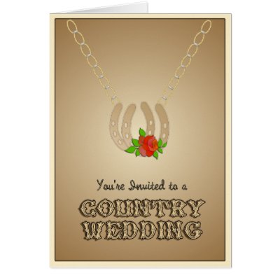 A Country Wedding Invitations matching postage available From the Western