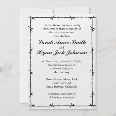 Western Wedding Personalized Invites by fancybelle