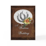 Western Wedding Invitation Card