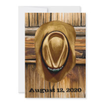 Western Wedding Invitations - 5" x 7"