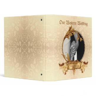 Western Wedding Photo Album Scrapbook binder