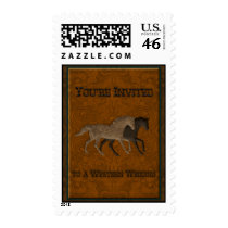 Western Wedding Postage