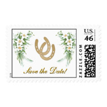 Western Wedding Save the Date Postage Stamps