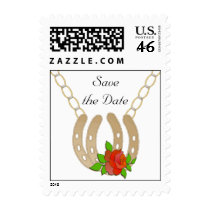 Western Wedding Save the Date STAMPS