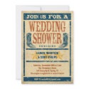 Western Wedding Shower Invitations invitation