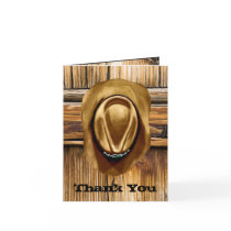 Western Wedding Thank You Cards
