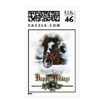 Western Winter Holiday postage stamps