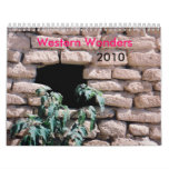 Western Wonders 2010 calendars