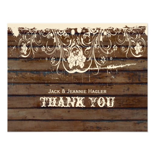 Western Thank You Cards, Western Thank You Card Templates, Postage ...