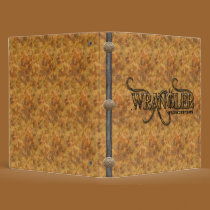 Western Wrangler Recipes Cookbook Binder