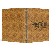 Western Wrangler Recipes Cookbook Binder