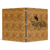 Western Wrangler Recipes Cookbook Binder (Custom)