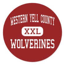 Western Yell County - Wolverines - High - Havana stickers by customteamsportswear Western Yell County - Wolverines - High - Havana stickers