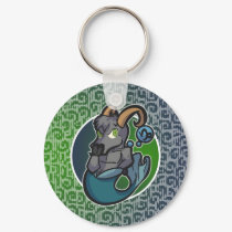Western Zodiac - Capricorn Keychain