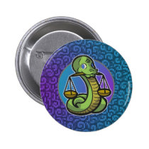 Western Zodiac - Libra Button buttons