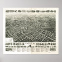 Westfield New Jersey 1929 Antique Panoramic Map print