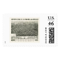Westfield, NJ Panoramic Map - 1929 Postage Stamp