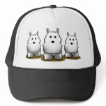 Westie Alpha Dog Trucker's Cap Mesh Hats