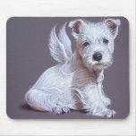 Westie Angel Mouse Pad