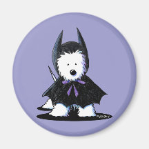 Westie Batdog Refrigerator Magnet