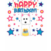 Westie Birthday t-shirts