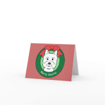 Westie Christmas cards