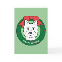 Westie Christmas cards