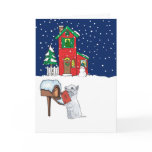 Westie Christmas Mail cards