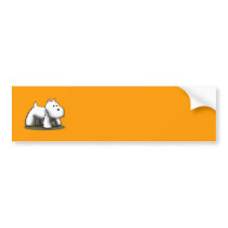 Westie Designer bumper stickers