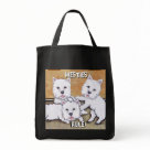  - Cute White West Highland Terrier dog lovers design by Jamie Wogan Edwards.: Sizes  Available colors: black